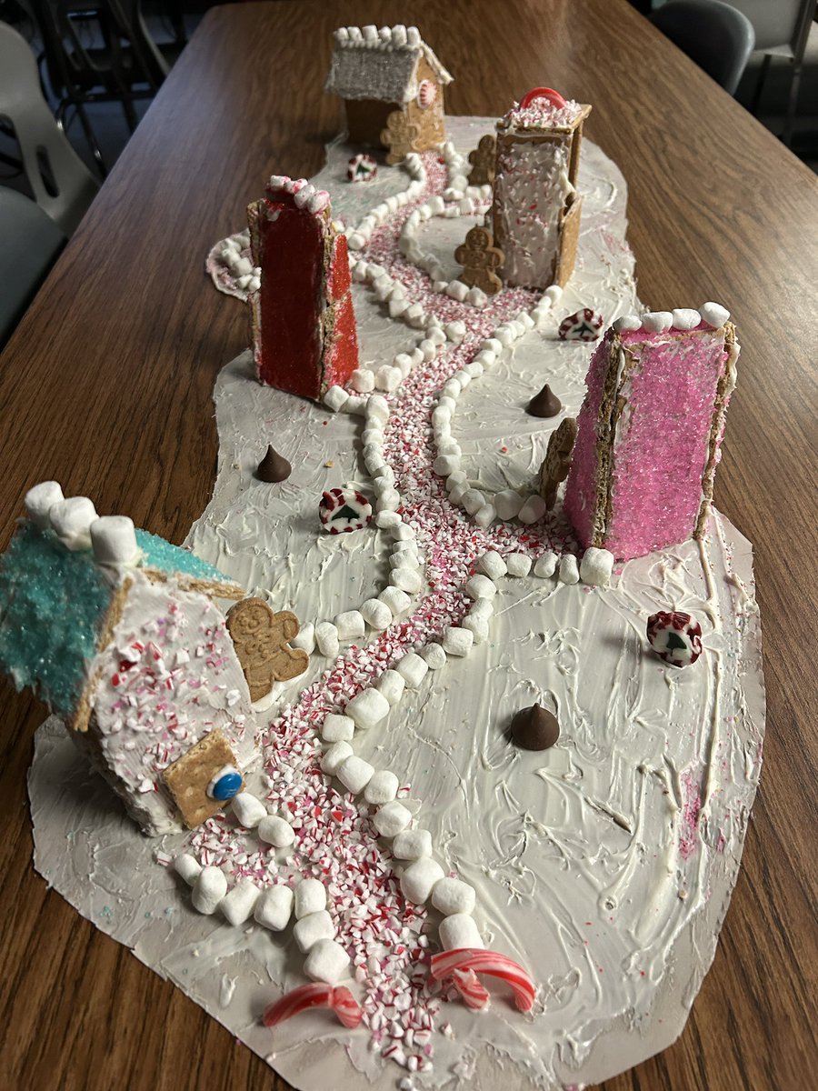 Last week before Winter break. Clean sweep in the Battle of Sterling, Winter Pep Rally, one too many Gingerbread house contests, and congrats to Coach Hawes on win 500!