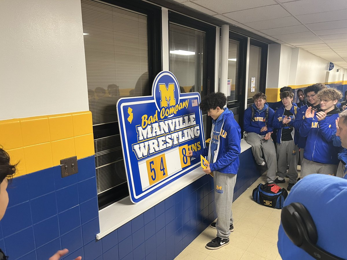 HorsePowerMHS's tweet photo. Mustangs move to 2-0!

Thank you to all the alumni that came out tonight!

We are back in action tomorrow morning at the 11th Annual Laker Holiday Tournament. 

#Horsepower #BadCompany #BlueAndGold #MustangCountry #NJWrestling https://t.co/o4CTYY2MVm