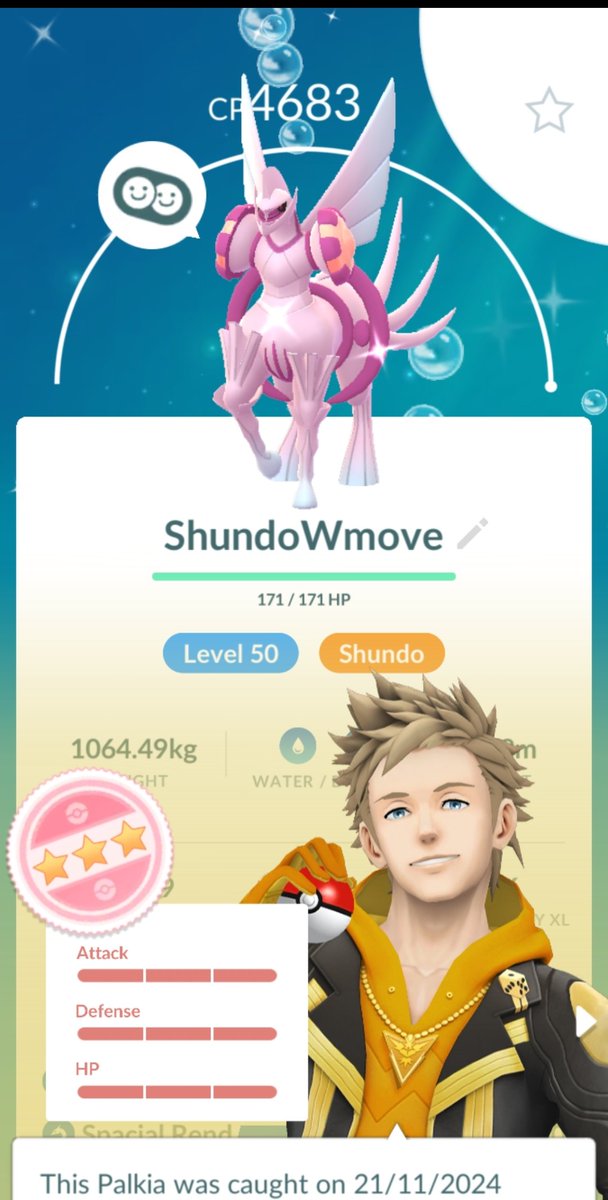 vikky_singhal's tweet photo. @PurpleFeebas Mine is Shundo palkia with Spatial Rend https://t.co/qYxzdFl8nQ