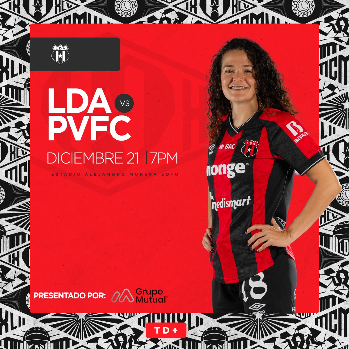 🦁 ¡¡HOY JUEGAN LAS LEONAS!! 🦁

🆚 Puerto Viejo FC
🏆 Final (vuelta) | Clausura 24'
🕒 7:00pm
🏟 Est. Alejandro Morera Soto
📺 FUTV
🎟️ boleterialaliga.com (2x1 + 2 niños gratis por entrada)
👉🏻 Grupo Mutual