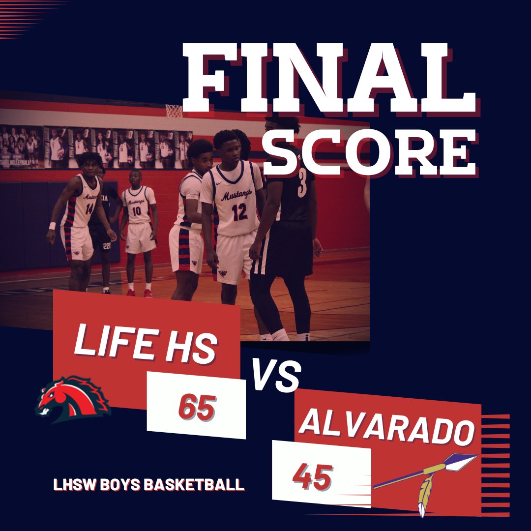 MUSTANGS WIN!! 2-0 in district heading into the break! See you all next week!