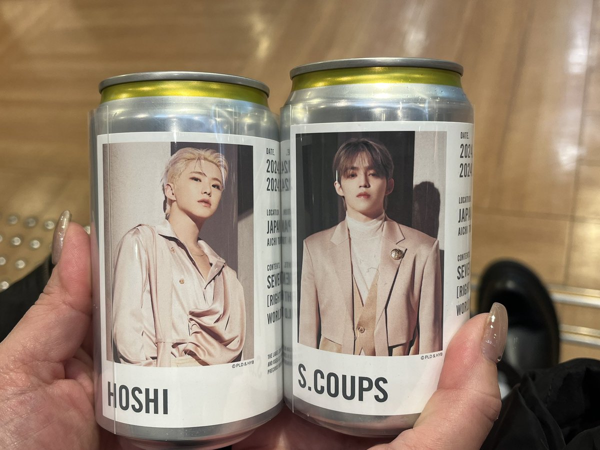 SEVENTEEN RIGHT HERE セブチ 缶ジュース 交換　自販機　ラベルドリンク　レモンスカッシュ

（譲）エスクプス、ホシ

（求）ウォヌ

21日福岡会場います。
それ以外は郵送にて交換可能な方いらっしゃいましたらご連絡ください。