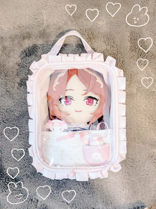 サンリオのぬいポーチで推しを赤ちゃんにできる 