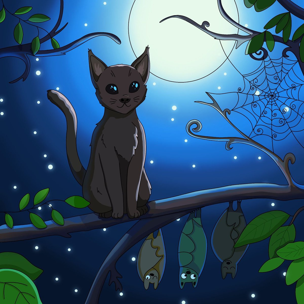 Batcat__sol's tweet photo. The Night is were it gets quiet! this is Nalle's natural habitat. https://t.co/LgddsfGD6P