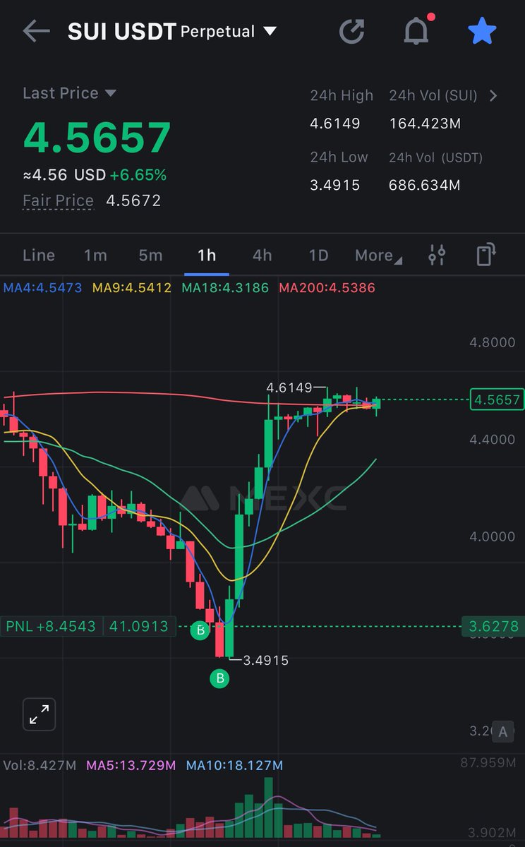 HisRoyalPeePee's tweet photo. Only risk what you can afford to lose. Timed the bottom well with $sui https://t.co/7VqJO8RRPH