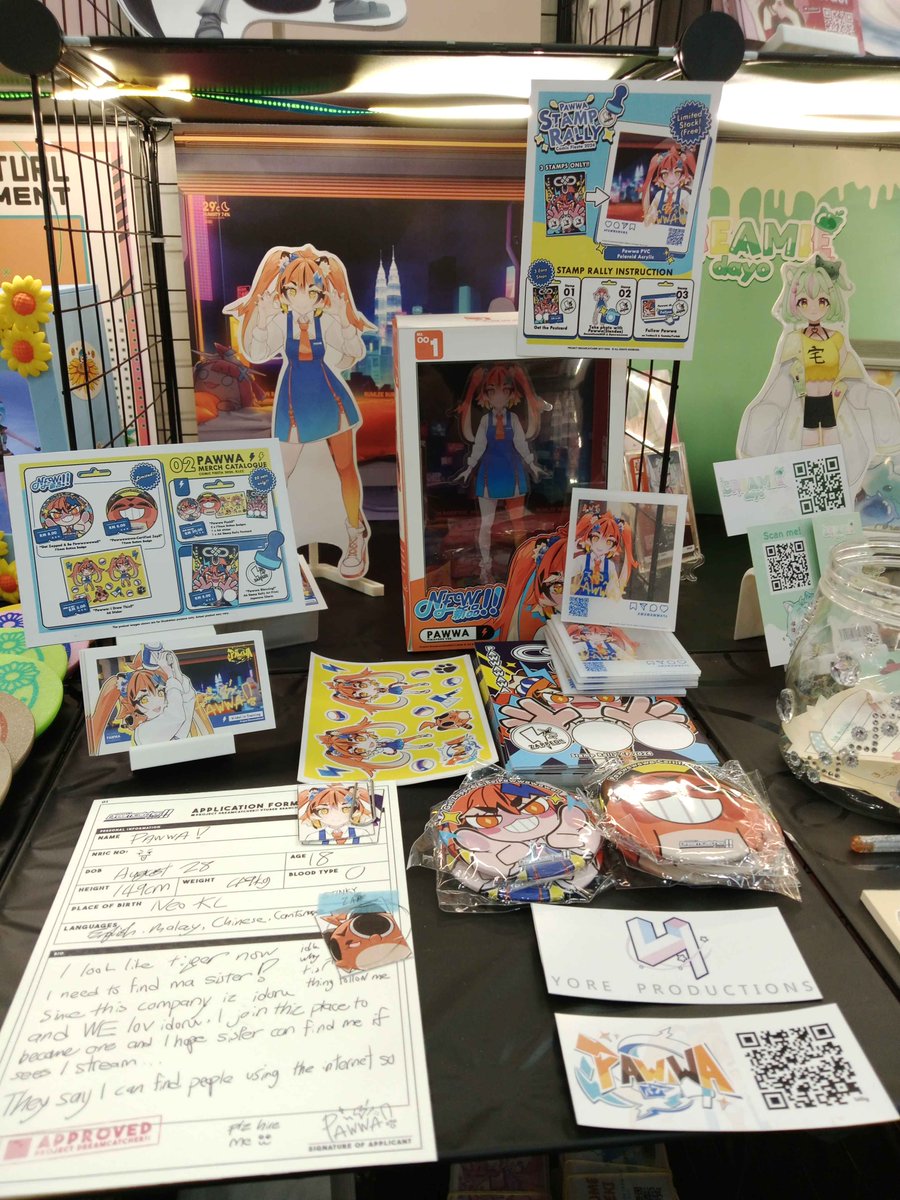 PawwaPDC's tweet photo. Our merch list~
75 mm Button Badge A- RM 8
75 mm Button Badge B- RM 8
Pawwa Sticker(Draw by Pawwa) - RM 5
Pawwa Blessing Stamp (For Stamp Rally) - RM 8
*u get a nice PVC Polaroid if u finish the rally*
BUNDLEEEEE - RM 20
#pawwawawa #comicfiesta2024
#CF2024
#comicfiesta
#MYVTC https://t.co/Z9iWx49UG5