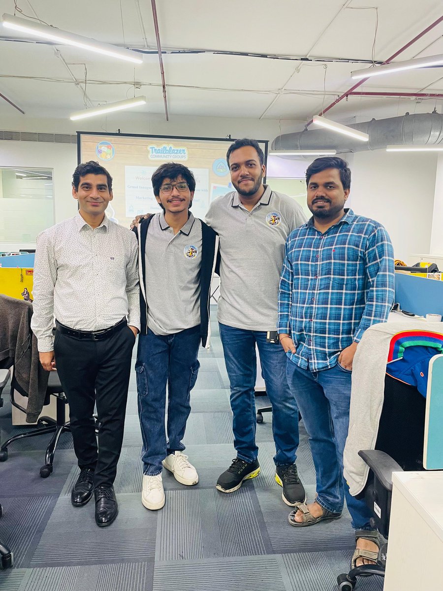 🌟 Our first attendee has arrived, all the way from Hyderabad! 🚶‍♂️👏 Welcome to the SFMC Mumbai Trailblazers Grand Inauguration. Your enthusiasm sets the tone for an amazing day ahead! 🙌
#SFMCMumbai #Trailblazers #Salesforcesaturdays #salesforcecommunity