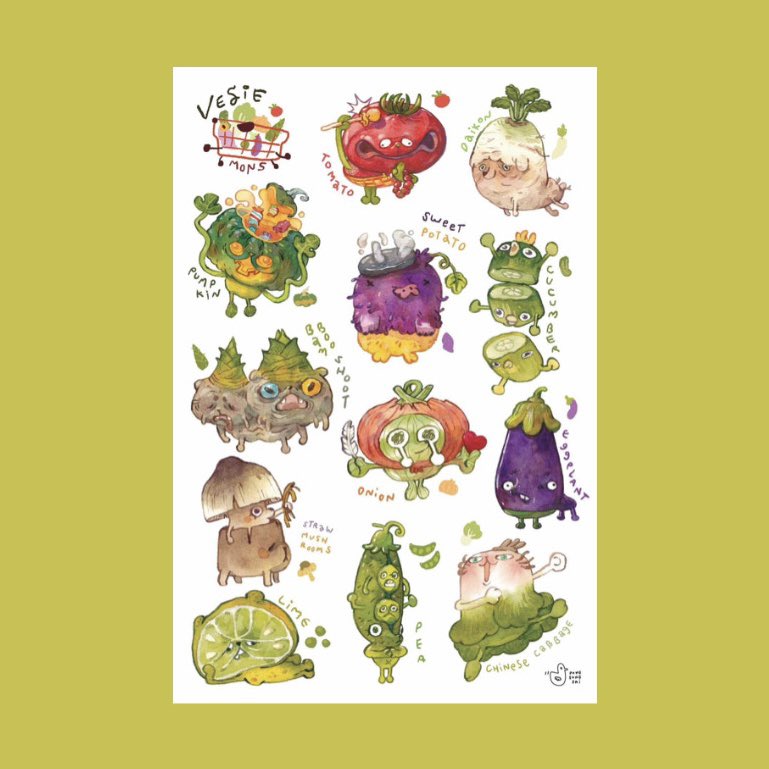 pongsongsai178's tweet image. New version &quot;vegiemons&quot;

งานเดิมแต่เวอร์ชั่นใหม่!!!!!!

#vegiemons #vegitables  #character #monster