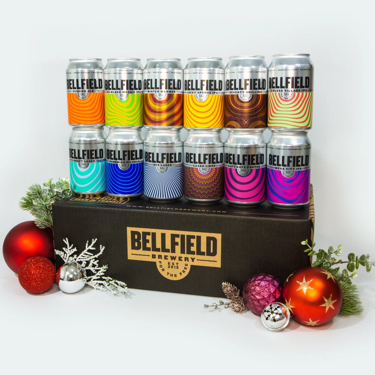 🎄🍻 Experience the best that Bellfield has to offer with this 12 pack containing our full range of beers.

👉  bit.ly/BellfieldBeers 👈

#GlutenFree #Christmasgifts