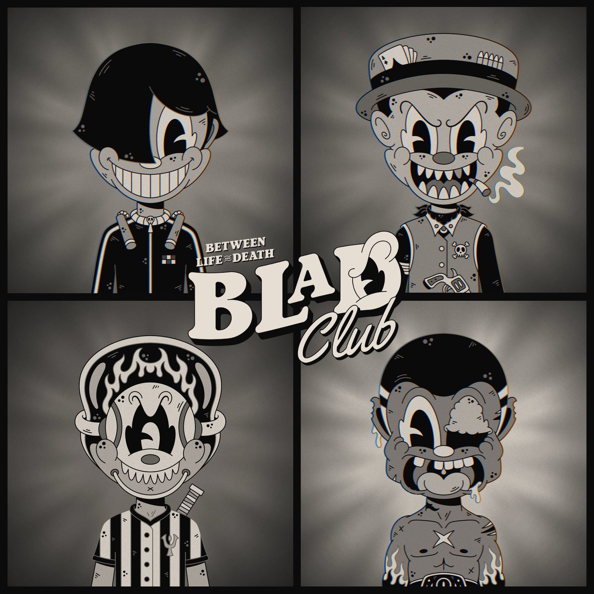 Gm! 
Shoutout to our newest "Blad Club" members ❤️‍🔥

"𝗟𝗲𝗲, 𝗕𝗶𝗹𝗹𝘆, 𝗣𝗲𝘁𝗲 𝗮𝗻𝗱 𝗧𝗷"
is now live on <a href="/salvor_io/">Salvor 🚢🔺</a> for 2 days!

art.salvor.io/collections/0x…

Bidders who own this piece will receive a BC Treasure Chest ☠️