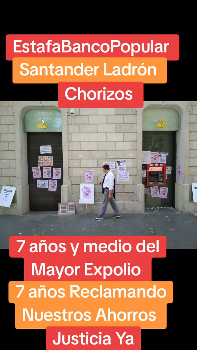 luisjav44152468's tweet photo. #EstafaBancoPopular Donde está la Justicia?  Que ante el Mayor Expolio Bancario unos Afectados han cobrado y otros no...? No es la justicia igual para Todos ,se saltaron la Constitución artículo 33, derecho a la propiedad y el artículo 14 ,la justicia es igual para todos... https://t.co/wYofu62gg4