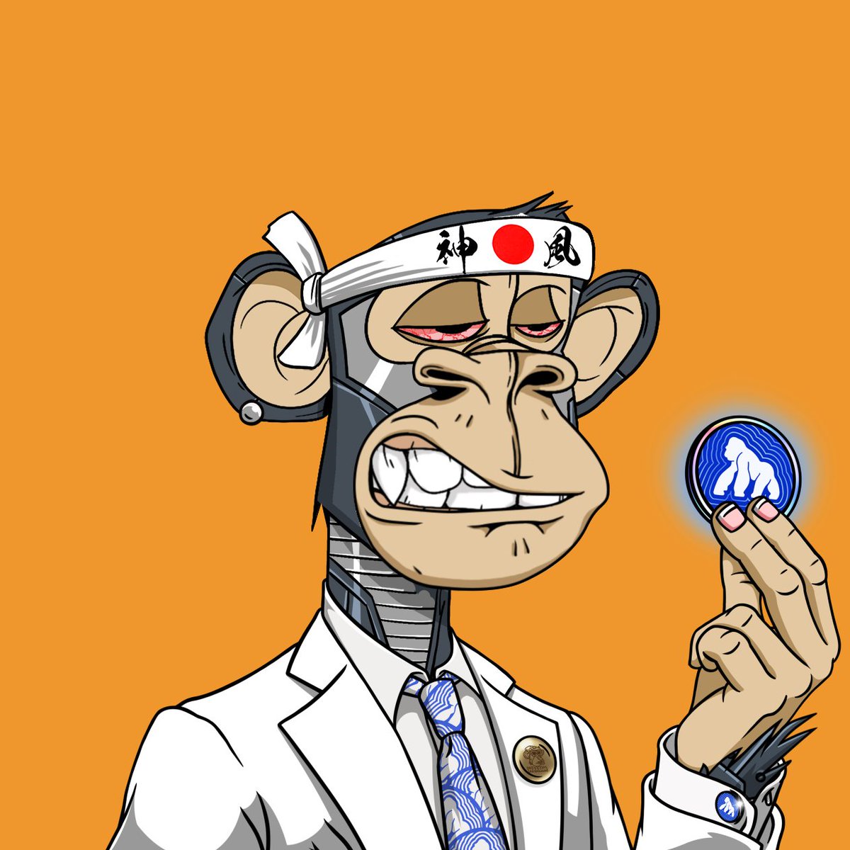 Gkongozzz's tweet photo. - Sell me this pen...
 - it's #apecoin  💙

Visit @BoredArtNotClub to create hand-drawn ape derivatives

#BANCAPE https://t.co/NeLAiJwM91