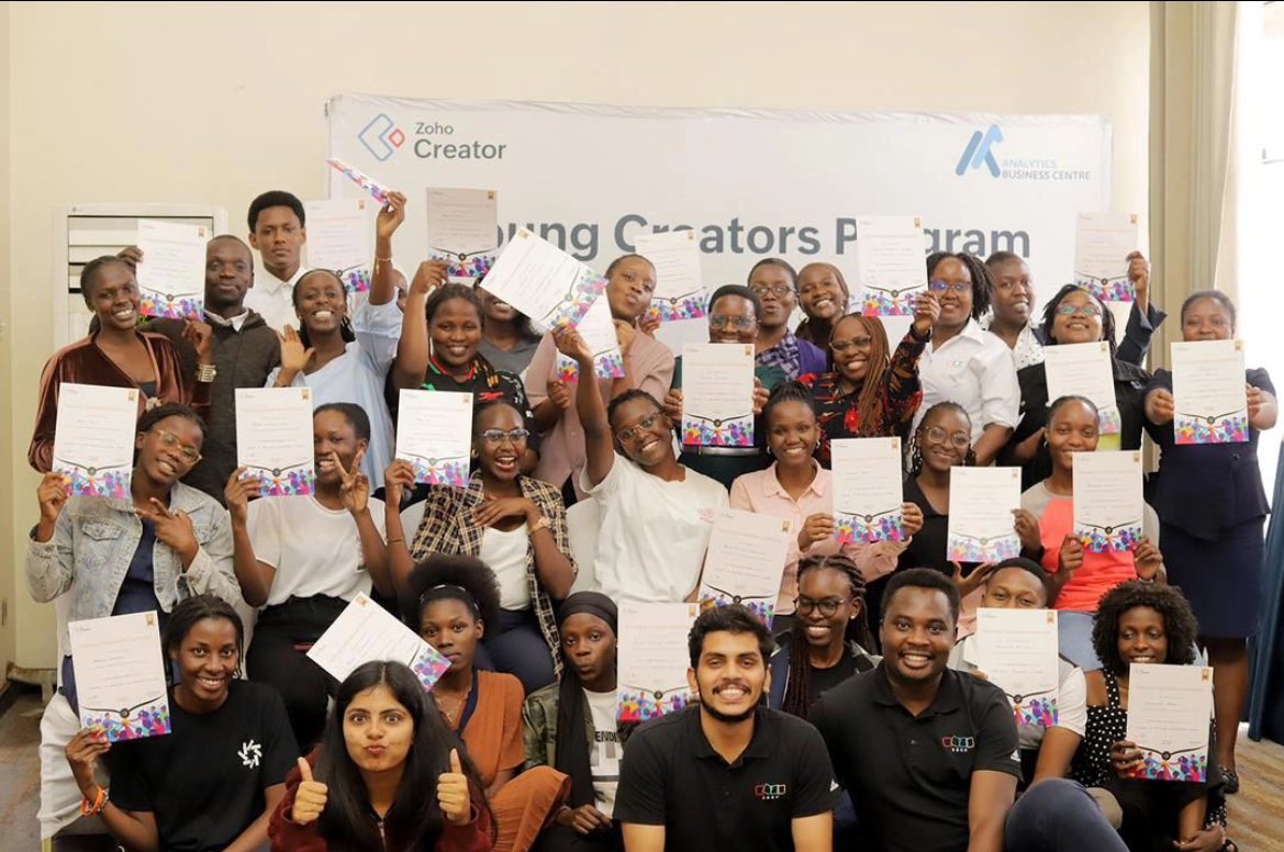 TikoJoy01's tweet image. Honored to be part of the first inaugural Young Creators Program in Uganda by Zoho Creaters & Analytics Business Centre at Golden Tulip Hotel. Grateful to Zoho Africa & Primera Muthoni for the invaluable low-code skills. Excited to apply them! #YoungCreators #LowCode