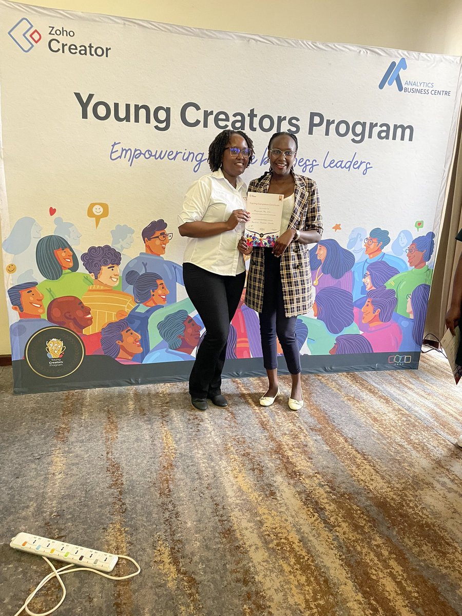 TikoJoy01's tweet image. Honored to be part of the first inaugural Young Creators Program in Uganda by Zoho Creaters & Analytics Business Centre at Golden Tulip Hotel. Grateful to Zoho Africa & Primera Muthoni for the invaluable low-code skills. Excited to apply them! #YoungCreators #LowCode