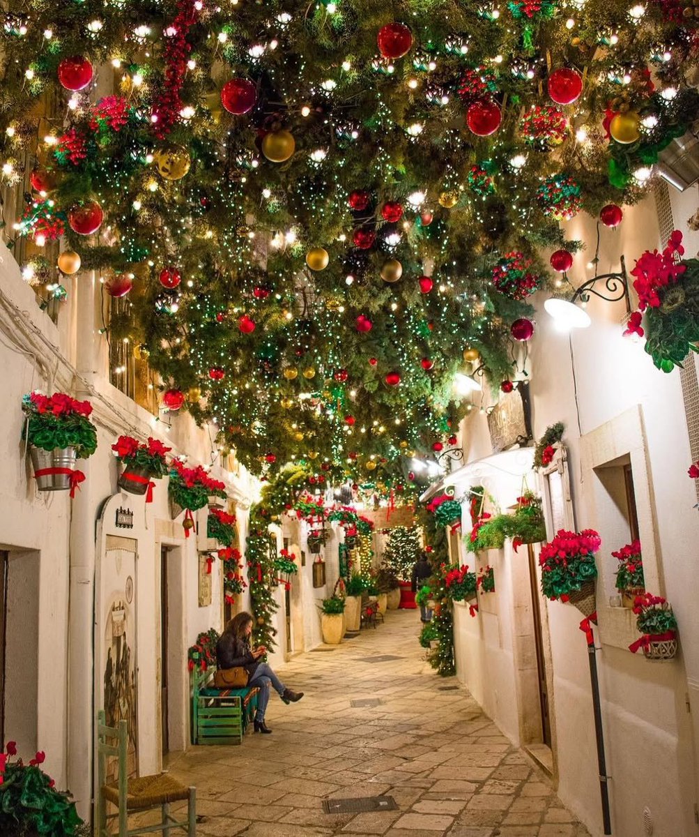 evrenseImerak's tweet photo. Noel'de görülmesi gereken dünyanın en güzel kasaba ve köyleri: 🎄

1. Locorotondo, İtalya.