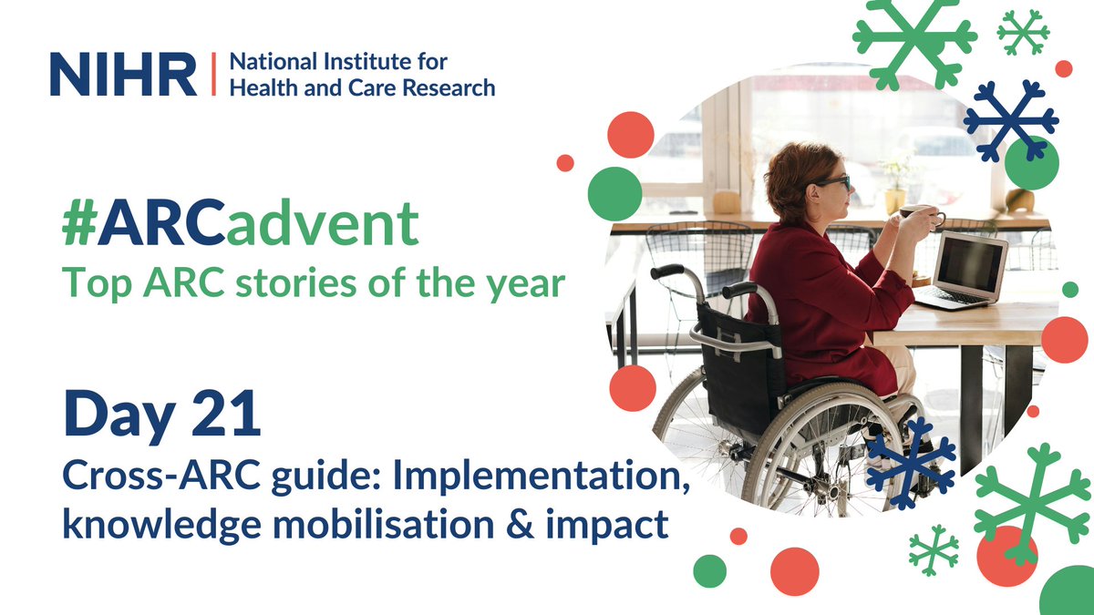 NIHR Applied Research Collaborations (ARCs) (@nihrarcs) on Twitter photo #ARCadvent day 2⃣1⃣:
This cross-ARC implementation, knowledge mobilisation and impact guide signposts you to a variety of resources created either by one of the ARCs or by <a href="/NIHRresearch/">National Institute for Health and Care Research</a> more widely
arc-w.nihr.ac.uk/training-and-c… #ARCadvent day 2⃣1⃣:
This cross-ARC implementation, knowledge mobilisation and impact guide signposts you to a variety of resources created either by one of the ARCs or by <a href="/NIHRresearch/">National Institute for Health and Care Research</a> more widely
arc-w.nihr.ac.uk/training-and-c…