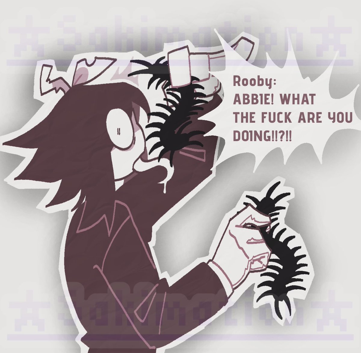 0Sakimation's tweet image. Abbie that was mean☹️

#fpeKingdomAU #fundamentalpapereducationKingdomAU