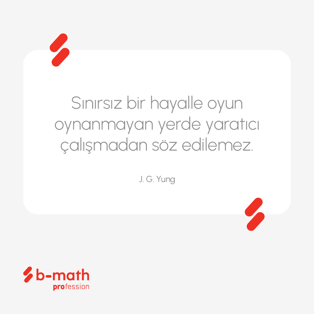 bmathprofession's tweet photo. ‘’Sınırsız bir hayalle oyun oynanmayan yerde yaratıcı çalışmadan söz edilemez.’’
J. G. Yung
#bmathprofession #bmath #oyunlaeğitim #kurumeğitimleri #matematikseldüşünme #profession #matematik #kurumsaleğitimler #profesyonel #eğitim https://t.co/vrTnLu00gF