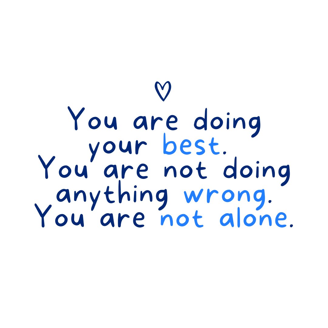 You are doing your best 💙

This time of year can be overwhelming, so we know there'll be a lot of carers who need to hear this messages this Christmas.