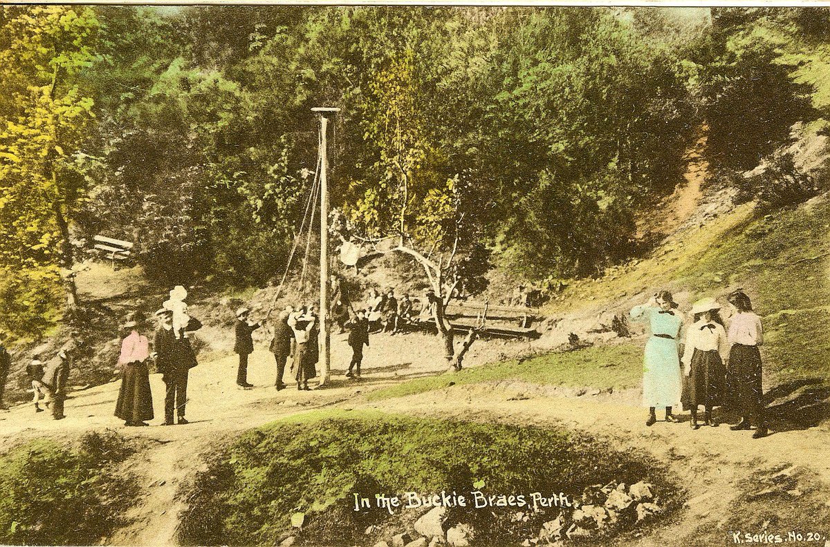 Postcard of the Day: In the Buckie Braes, Perth; sorry, no date.

📷 Local &amp; Family History Collection, AK Bell Library

#ExploreYourArchive