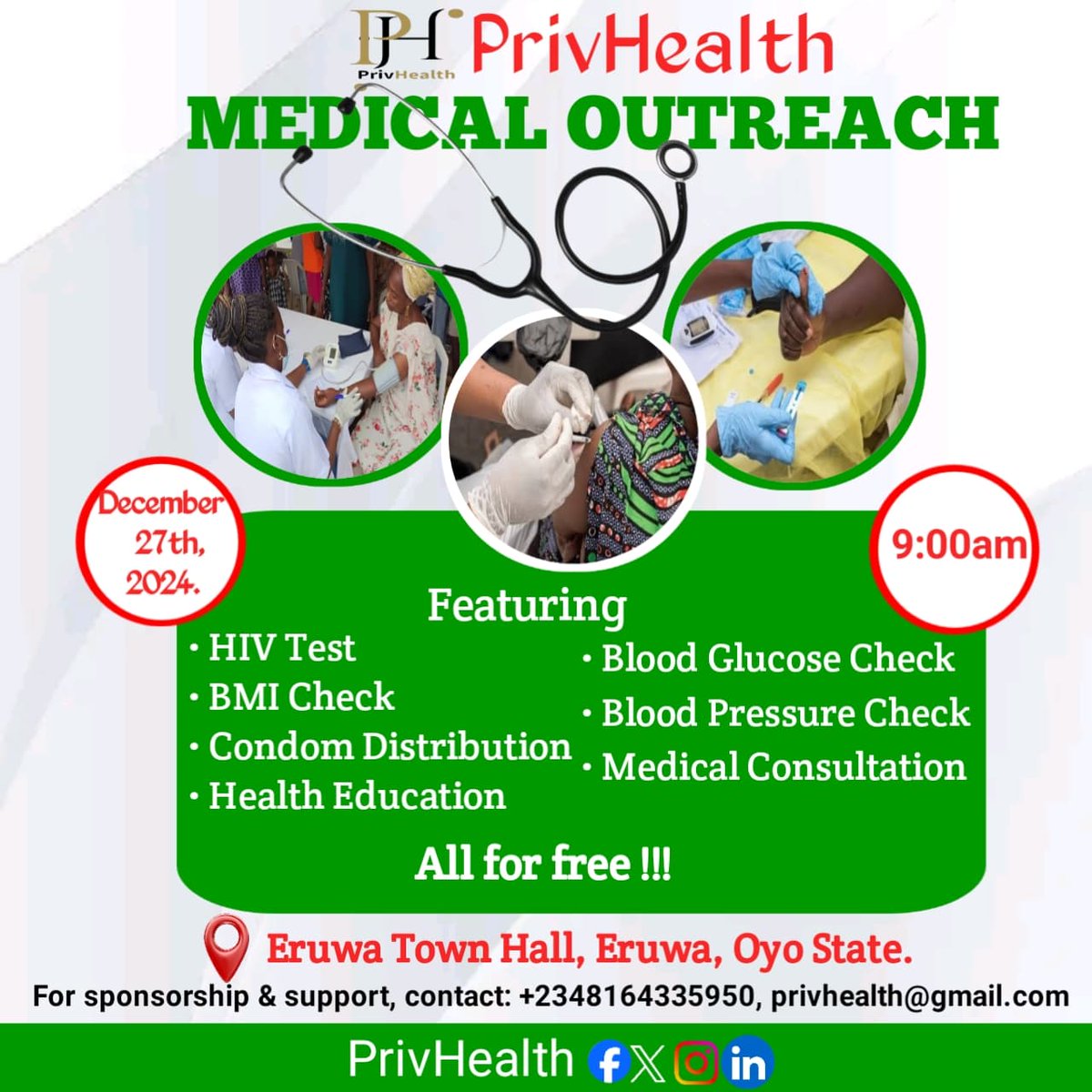 Eruwa community et al.
This is an outreach coming to your village, sorry, I meant community 😂😂😂.

Your active donation will be highly appreciated.

Thank you🥹🥹🥹