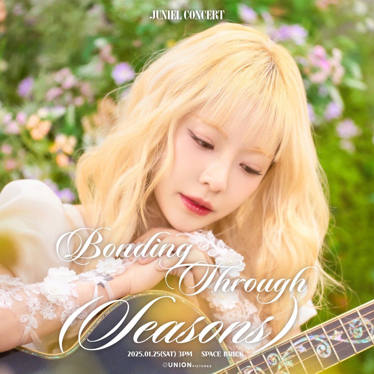 unionpic's tweet photo. 🌼2025 JUNIEL CONCERT <Bonding Through Seasons> VIP 티켓 오픈 안내!🌼

추운겨울, 주니엘의 감성과 음악이 어우러진 곳에 여러분들을 초대합니다!
VIP 특별혜택 : 사운드체크 + 미공개 포토카드
VIP 티켓 오픈 : 2024.12.23 (MON) 12PM(KST) 
•판매처 : DEEPI(https://t.co/UPgT6dLmdd) https://t.co/ijm7Rf1PSz