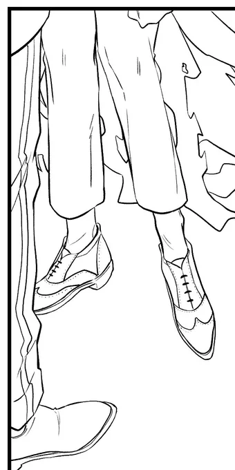 こういうコマが上手く描けるとテンション上がる 
