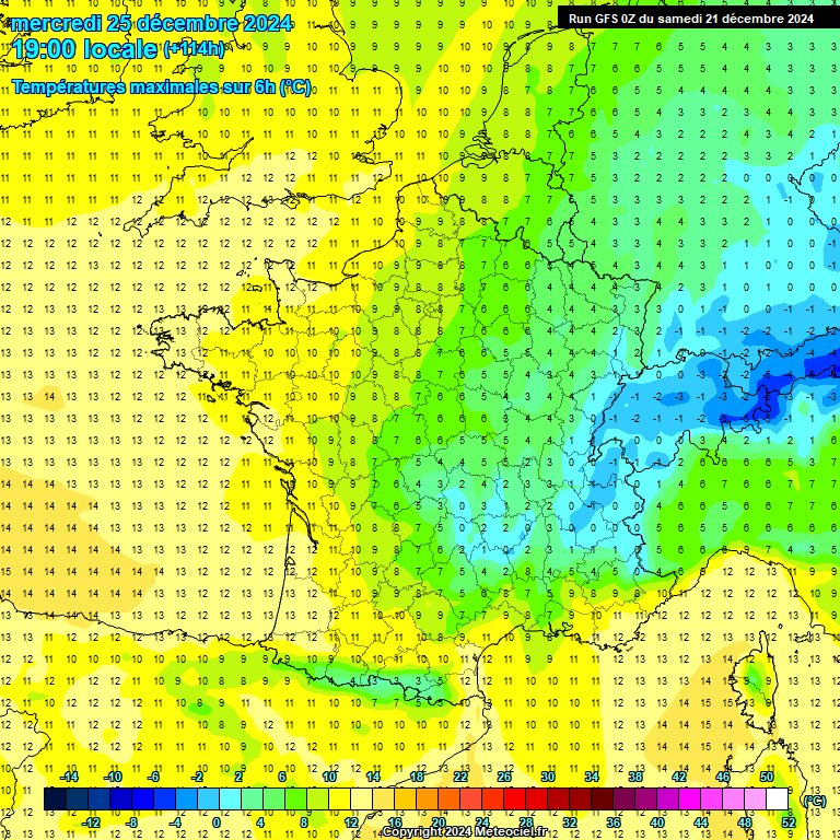 ChemsMeteo's tweet photo. À 3/4j d’échéance, les températures sont loin d’être calées…
Sur GFS, c’est un #Noël plutôt #hivernal.
Sur ICON, c’est un Noël classique à doux.🎄🎅
On a en moyenne 3°C à 5°C de différence, et les autres modèles ne nous aident pas.
Et la suite ? Pas fiable !
#meteo #froid https://t.co/xLhL7ynzDj