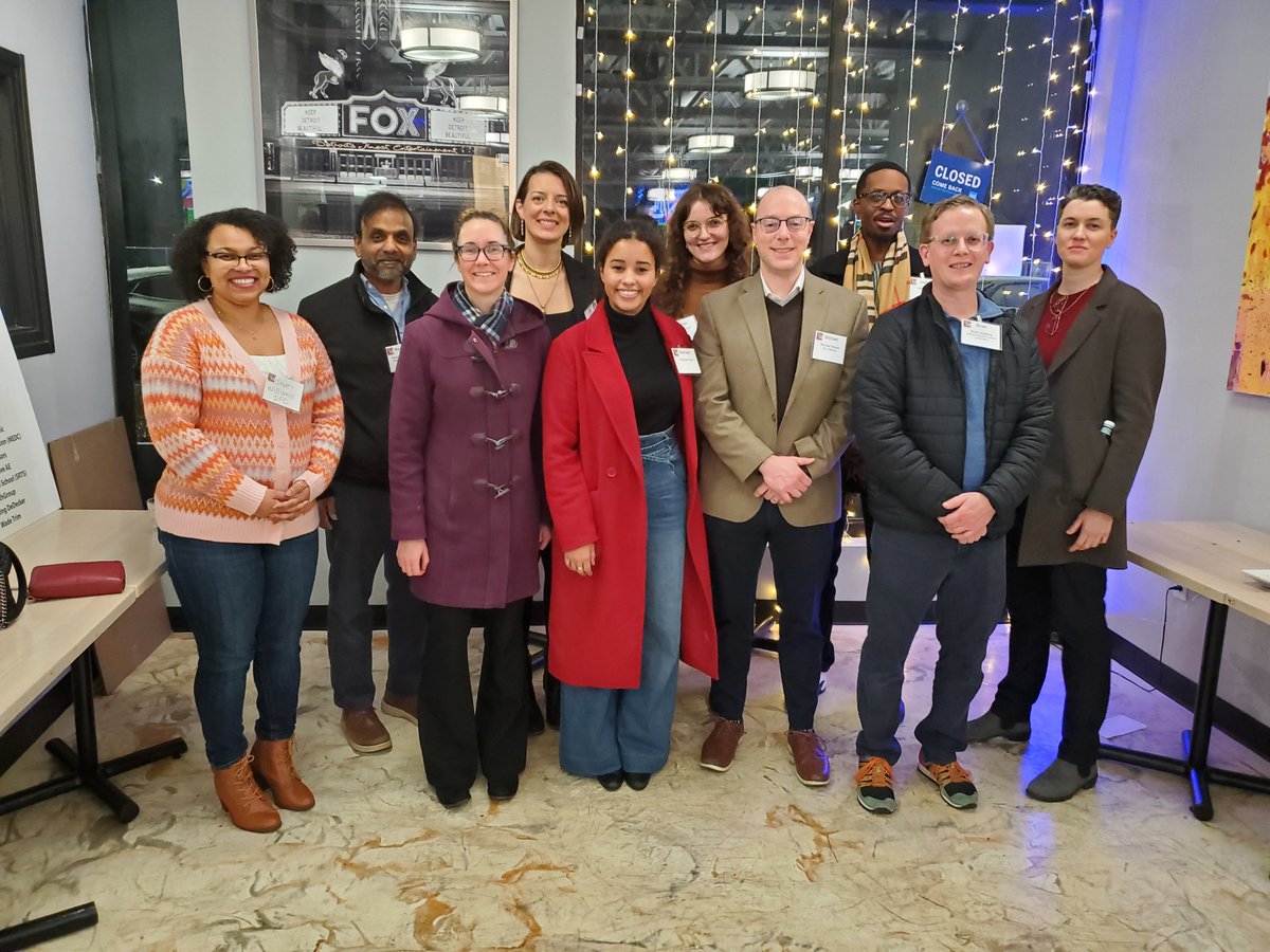 Wayne State Master of Urban Planning students and alums at the @ the MI Association of Planning holiday party!! <a href="/WayneStateCLAS/">Wayne State College of Liberal Arts and Sciences</a> <a href="/waynestate/">Wayne State University</a> <a href="/The_ACSP/">The ACSP</a>