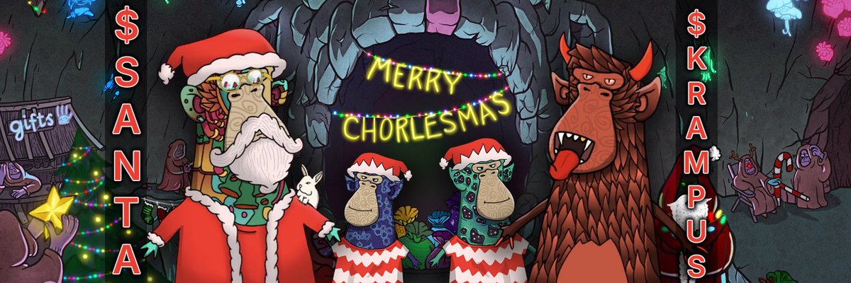 GM tribe 🌀🌀

Happy Winter Solstice ❄️ 
Brighter days ahead ☀️

Xmas is coming. 🎄 

TAT holders, drop your wallet and your apes in the comments to receive a gift from $SANTA 🎅

The more $SANTA you hold, the more $KRAMPUS in your stocking on Xmas morning. 👹