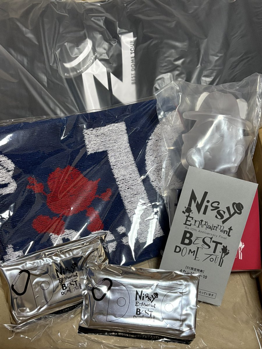 shimashima_24's tweet photo. 2箱とも11/8に届いてたけど、載せてなかったから今載せる！！笑

今のとこライブは福岡2日間だけ行く予定だけど、待ち遠しくて仕方ない☺️

#Nissy
#Naptime 
#NissyEntertainment 
#Nissy_Re10th https://t.co/rieCaI8xa0