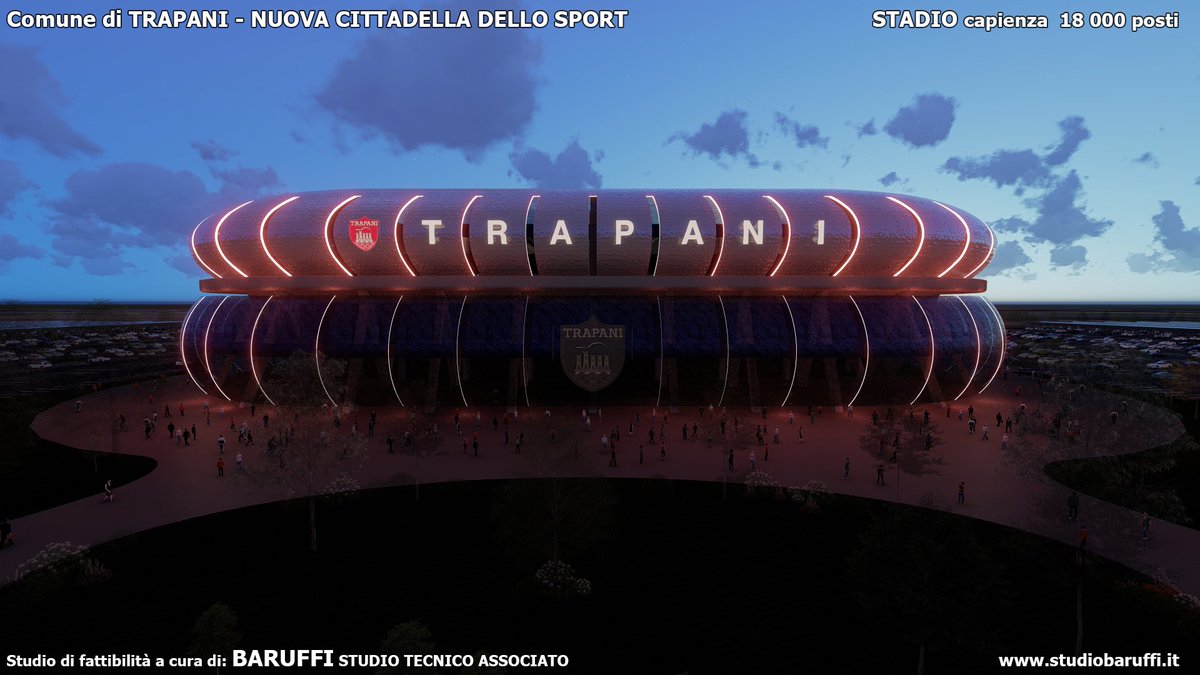 Il Futuro è lì. Ci guarda consapevoli che è arrivato il nostro momento. Cittadella dello Sport a #Trapani. Non è una teoria ma un teorema. Cominciamo ad aprire le porte del progetto finale…. #Trapani ci siamo! 
Io ci credo e tu ?