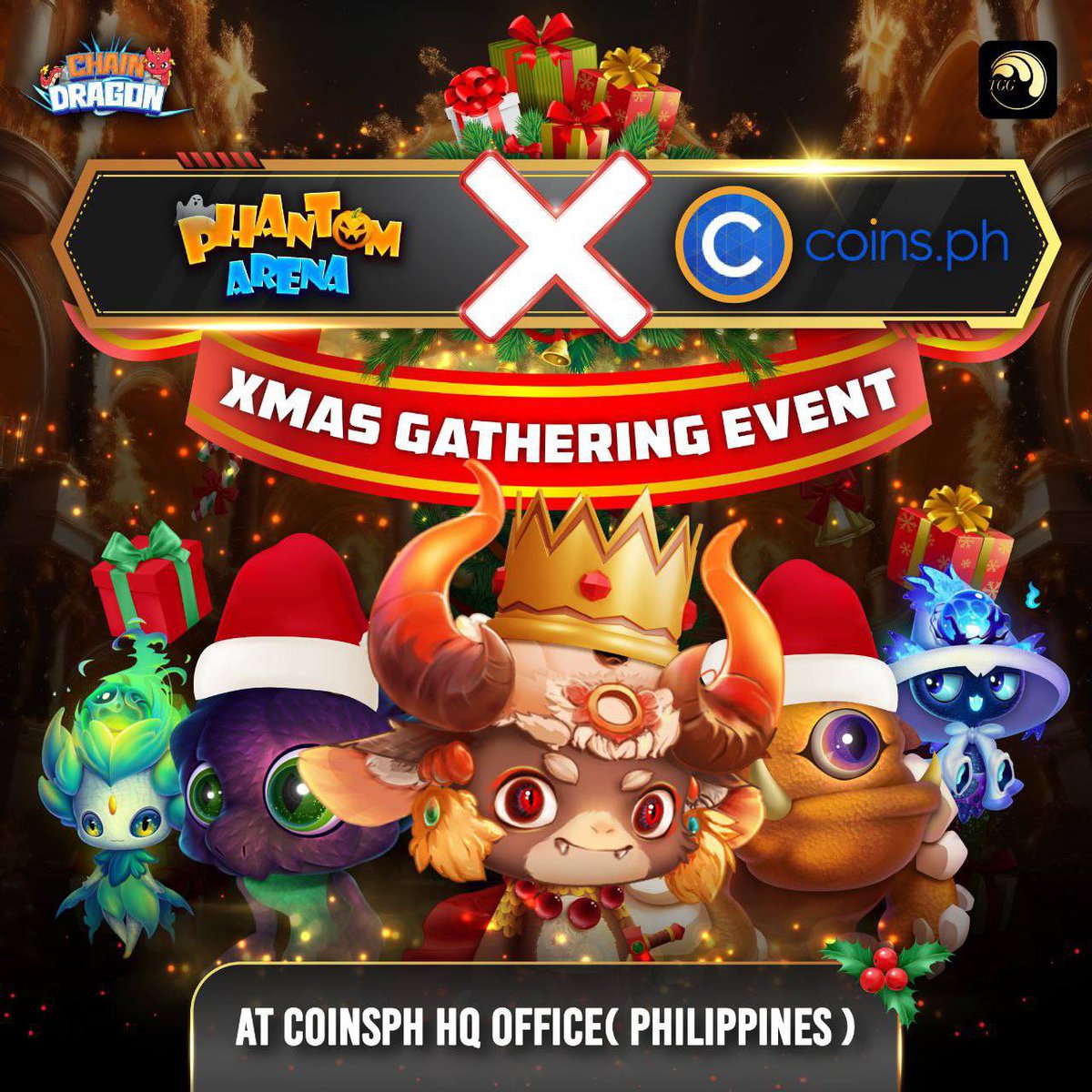 🎄✨ Phantom Arena X <a href="/coinsph/">Coins.ph</a> - Noel Buluşma Etkinliği! 🎉👾

Filipinler'deki en büyük borsa olan Coins.ph'ye 🇵🇭, bizi bu inanılmaz buluşma için genel merkezlerine davet ettiği için çok teşekkür ederiz! En iyi Coins.ph KOL'larıyla kaynaşmak ve