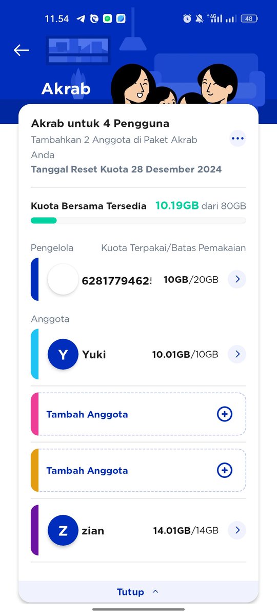 wlndyann_'s tweet photo. wts bekasan paket akrab xl sisa seminggu harga 15k aja, minat dm aja!
bisa add dlu baru payment yaa https://t.co/LDakFAhxlC