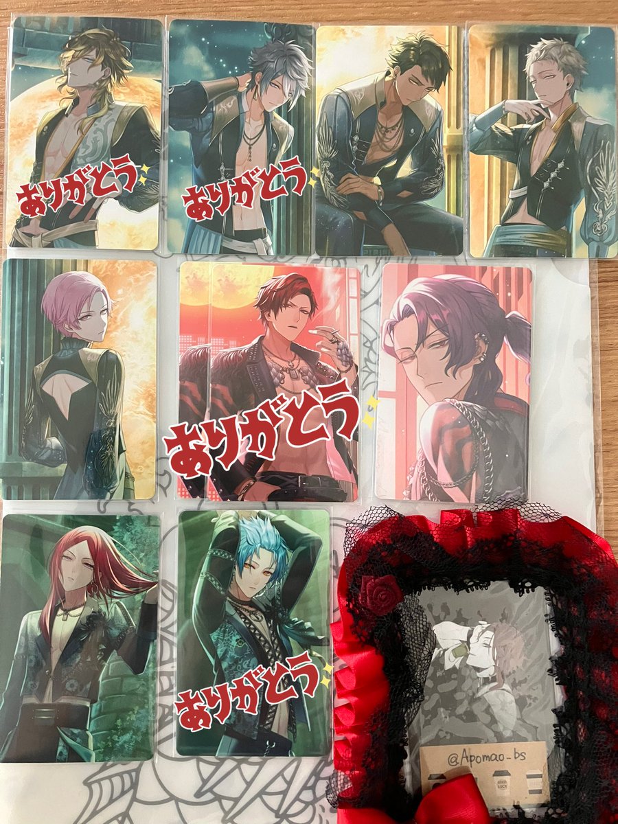 Apomao_bs's tweet photo. 【交換】ブラスタ ブラバト フォトカ

譲 ソテツ、ギィ、吉野、マイカ、大牙(レア)
求  玻璃(レア) 1

大牙含めた複数枚でも可能です。
難しいかと思いますがご縁ありましたらよろしくお願いします。

郵送交換希望です。 https://t.co/EyFK1blwY5