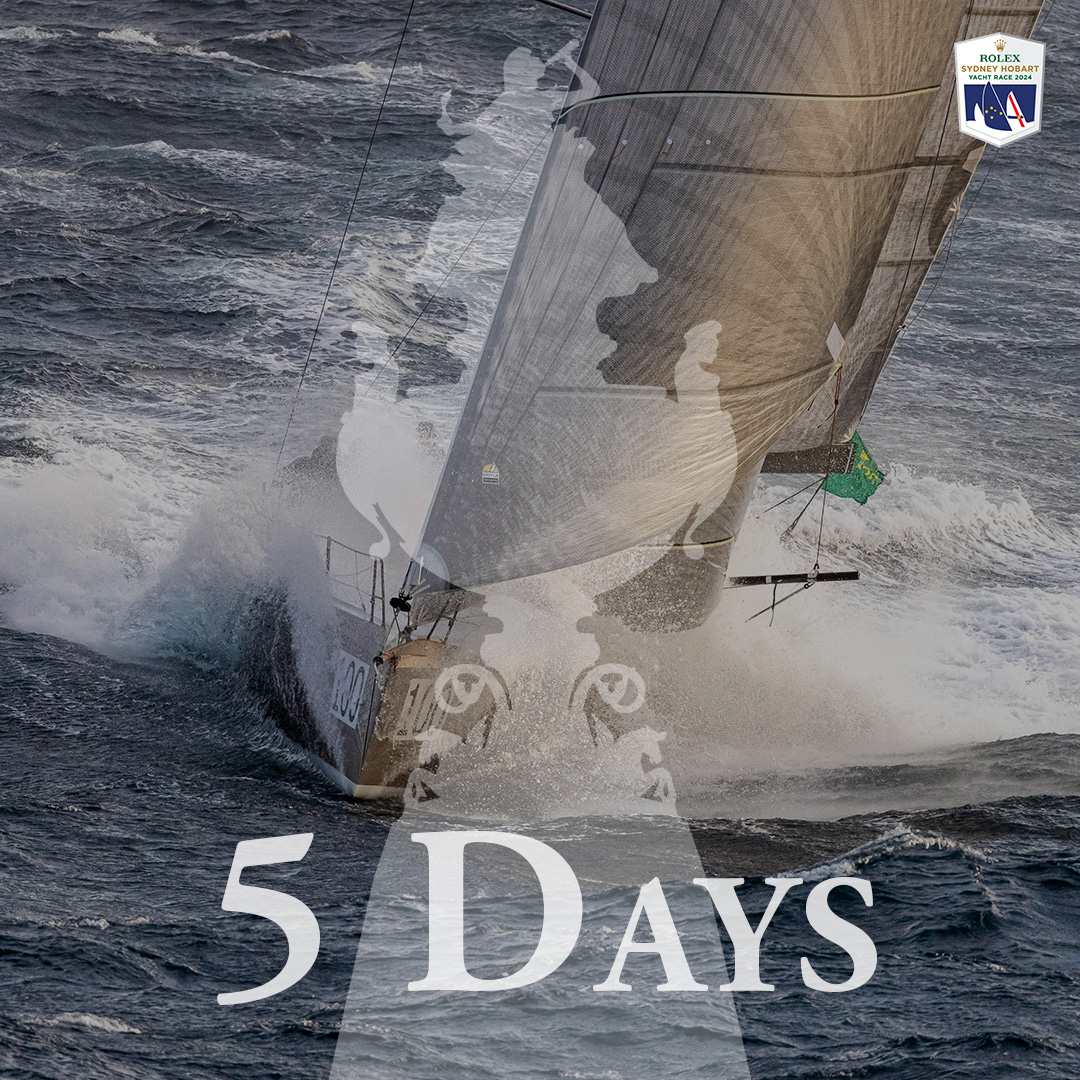 Rolex Sydney Hobart (@rshyr) on Twitter photo The best day of the year is almost here... 
Less than 🖐️ days until the start of the epic Rolex Sydney Hobart Yacht Race. 
The Boxing Day Broadcast will start at 1230 hours AEDT on the 26 December. The best day of the year is almost here... 
Less than 🖐️ days until the start of the epic Rolex Sydney Hobart Yacht Race. 
The Boxing Day Broadcast will start at 1230 hours AEDT on the 26 December.