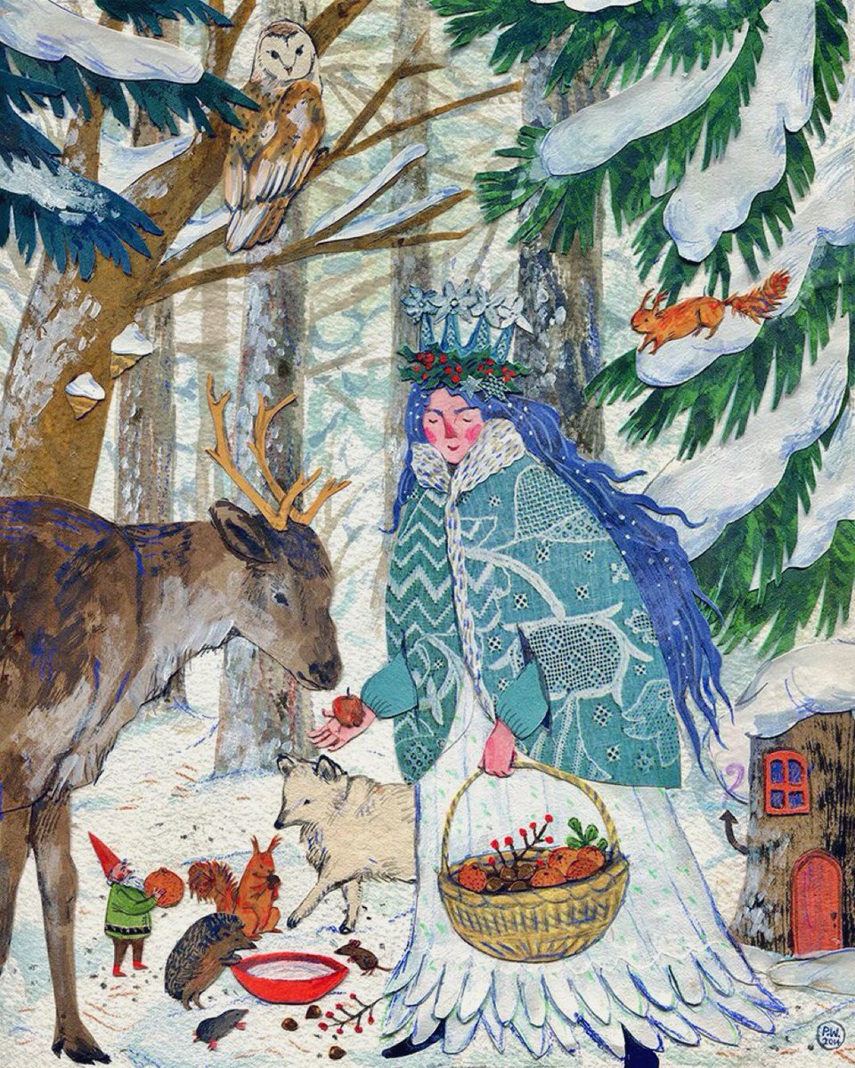 Happy Winter Solstice✨

art by Phoebe Wahl