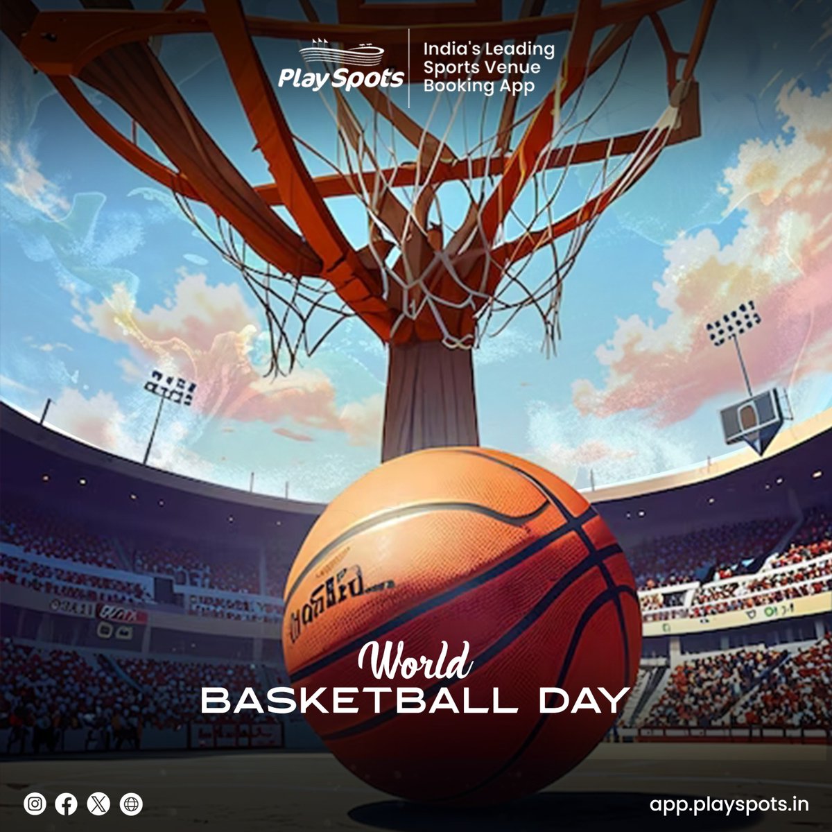 PlaySpotsApp's tweet photo. World Basketball Day 🏀⛹️

-
-

#WorldBasketballDay #basketball #nba #sports #ballislife #lebronjames #BasketballDay #nbabasketball #basketballislife #jordan #lebron #basketballtraining #nbaplayoffs #nfl #basketballplayer #kobebryant https://t.co/HHgHGFxWGV