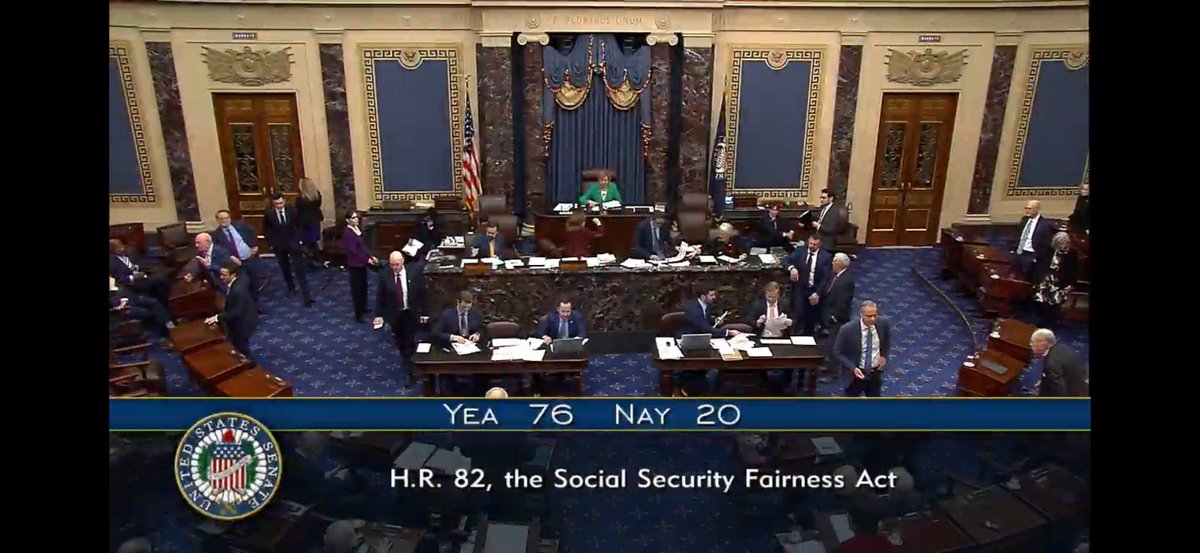 Jon Turner (@jonturneredd) on Twitter photo Tonight, at 11:15 CST, the US Senate passed the Social Security Fairness Act. This bill returns Social Security benefits to former teachers, firemen, police officers and other government retirees! President Biden has said he will now sign it and right a 50 year wrong! 👍<a href="/MSTA/">Missouri State Teachers Association</a> Tonight, at 11:15 CST, the US Senate passed the Social Security Fairness Act. This bill returns Social Security benefits to former teachers, firemen, police officers and other government retirees! President Biden has said he will now sign it and right a 50 year wrong! 👍<a href="/MSTA/">Missouri State Teachers Association</a>