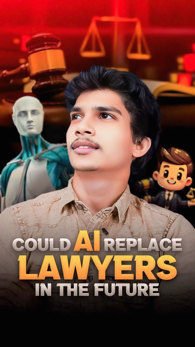 Visual_Binge's tweet photo. ⚖️ Will AI Replace Lawyers? 🤖

AI is transforming law:
📄 Drafting contracts
🔍 Legal research
⚡ Speed &amp; accuracy

The Future = Lawyer + AI
💡 Collaboration > Competition

What’s your take? 🤔
#AIinLaw #LegalTech #FutureOfLaw #AIRevolution https://t.co/cTLl6Q2GVM