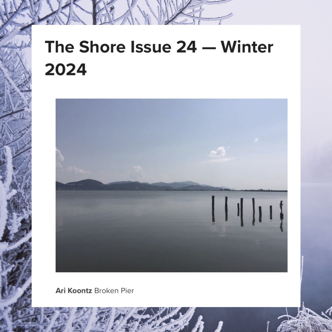 PoetryShore's tweet photo. IT’S HERE ❄️ WINTER ISSUE 24 HAS ARRIVED! Get cozy, grab a warm beverage, and enjoy. We hope you love these poems as much as we do. ❄️
 
https://t.co/DJhAlU2Wbr https://t.co/TkOYbVwzP2