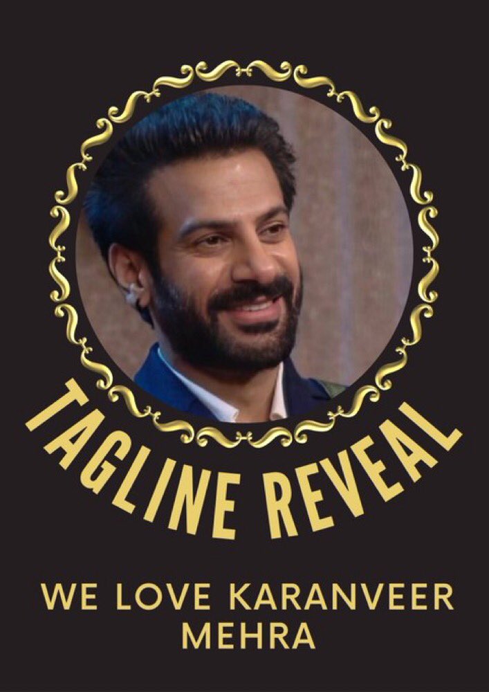 wakhra_swag1's tweet photo. Our tagline reveal is here: WE LOVE KARANVEER MEHRA

Let's make it trend! Avoid using any photos or videos until we hit the trending list. And remember, accuracy matters - let's keep those spellings spot on! https://t.co/9si2bLHrsQ