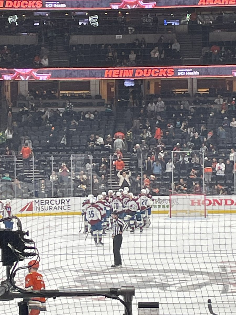 AvsAngelsChick's tweet image. Wasn’t pretty but a w is a w. #avswin #goavsgo 🏒❤️💙 #TeamMalinski