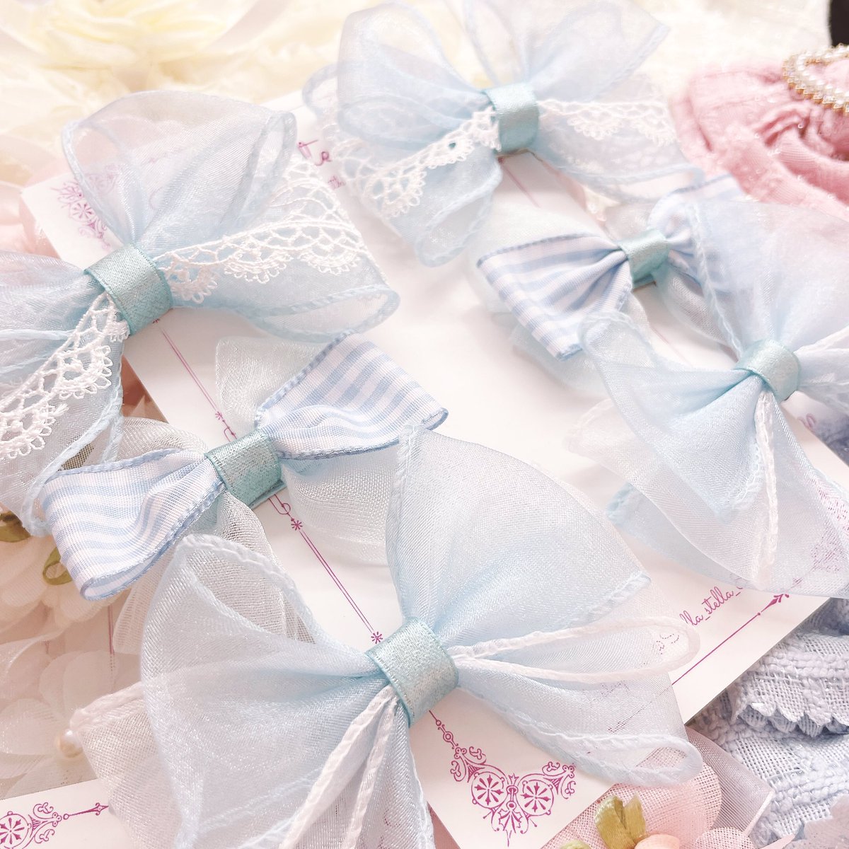Kawaii__Stars's tweet photo. 🎉Kawaii☆Stars SHOP✨
🎈3周年パーティー🎂

12/21
現在の店舗状況です♡

Stella-stellAさま

ふんわりお花がかわいい💕
レースリボンや

たくさんつけれちゃう❣️
欲張り♡リボンセットも🎀✨

あなたのコーデをおしゃれに彩ります♪ https://t.co/fBpBkOpFKm