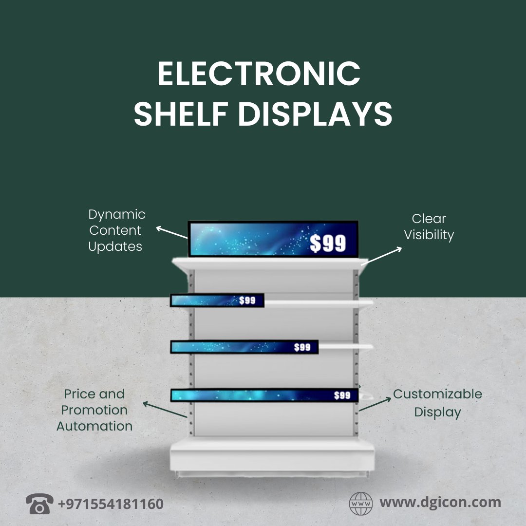 DgiconLED's tweet image. Electronic Shelf Displays
#shelfdisplays #electronicshelfdisplays #displayshelf