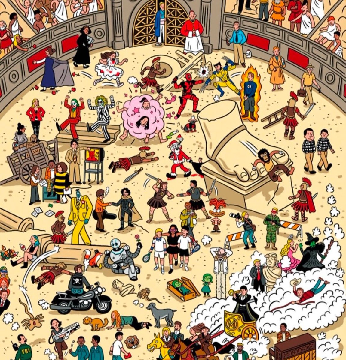 El 2024 en películas.
Joya de ilustración.

🎨: Kyle Hilton