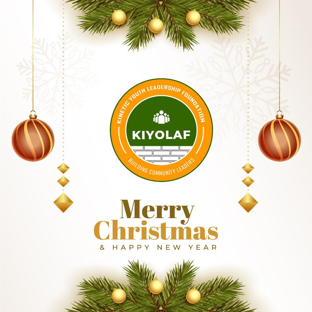 Warmest Wishes this Festive Season!

From our Kinetic Youth Leadership Foundation - KIYOLAF family to yours, we wish you a joyous and peaceful festive season!

May this special time of year bring you love, laughter, and cherished moments with family and friends.