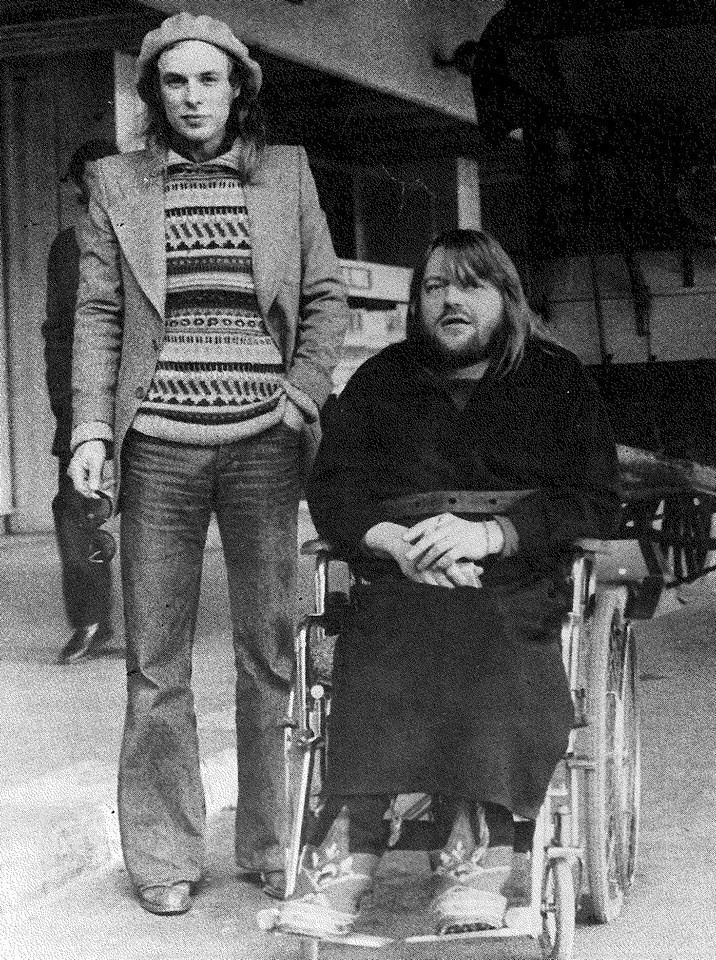 Brian Eno and Robert Wyatt, 1974