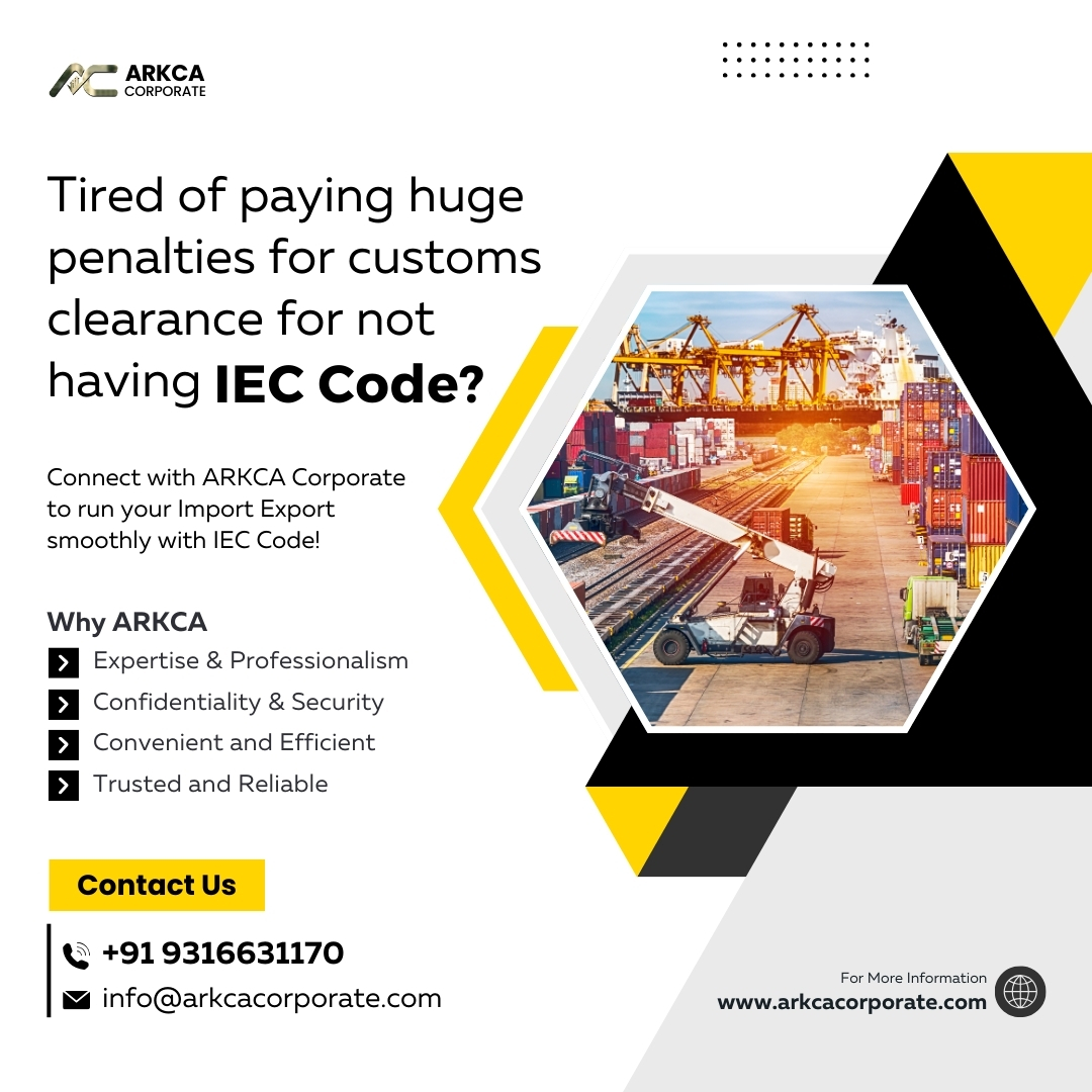 arkcacorporate's tweet image. Obtain IEC Code - Call Us  📞 - 9316631170
Email us at 📧 - info@arkcacorporate.com
You can also visit our website
🌐 - arkcacorporate.com/iec-registrati…
#arkca #arkcacorporate #IECcode