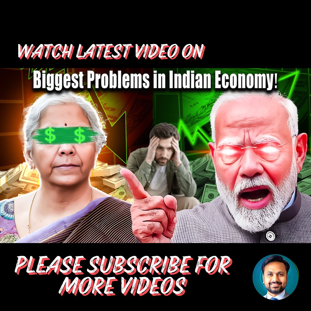 incbasil's tweet photo. Indian Economy in Trouble? | महंगाई और बेरोजगारी
https://t.co/6OXekmh8Oe
Indian economy is collapsing? | GDP Growth
#rahulrao #rahulraoshow #incbasil #IndianEconomy #Inflation #Unemployment #EconomicCrisis #India #EconomicGrowth #IndiaGDP #GDP #UNestimates #pmModi #Modiji https://t.co/geQNScQR5Z